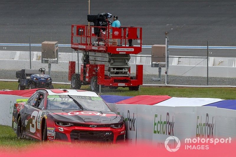 Austin Dillon the first playoff driver out in "crazy race"