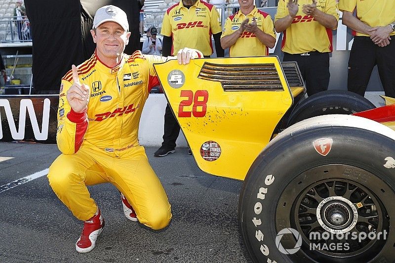 Polesitter Ryan Hunter-Reay, Andretti Autosport Honda