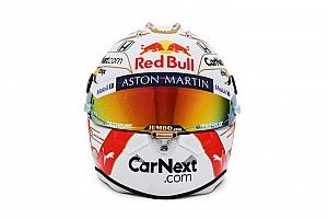 Fotos: el casco, aún más blanco, de Max Verstappen para 2020