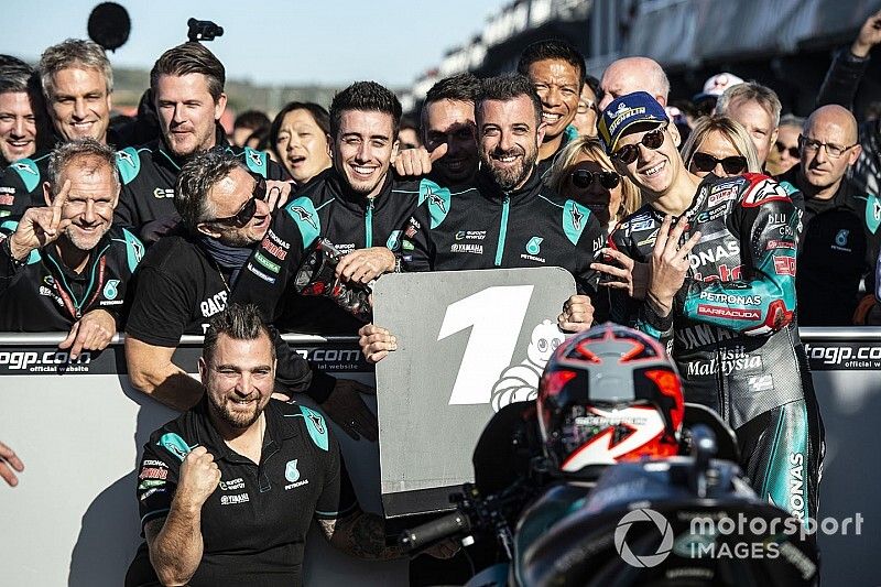 Ganador de la pole Fabio Quartararo, Petronas Yamaha SRT