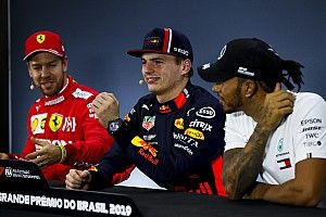 La burla de Vettel y Verstappen a Hamilton