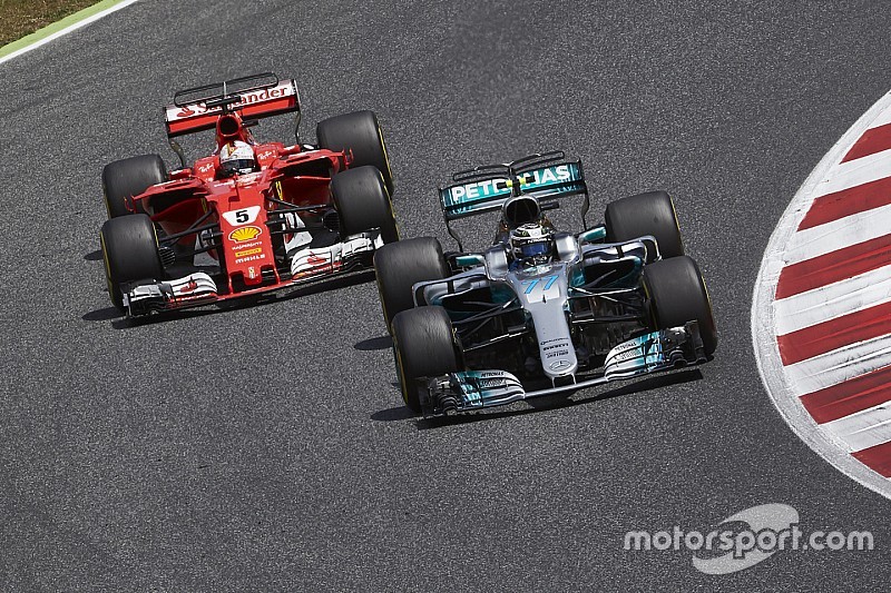 Bottas: "Zag het als mijn missie en taak om Vettel op te houden"