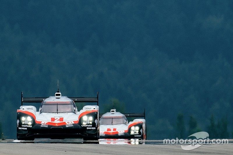 #2 Porsche Team Porsche 919 Hybrid: Timo Bernhard, Earl Bamber, Brendon Hartley, #1 Porsche Team Por