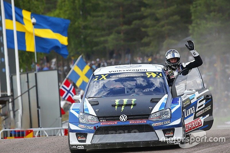 Le vainqueur Johan Kristoffersson, Volkswagen Team Sweden