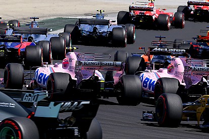 Ocon acusa a Pérez de dañar su auto