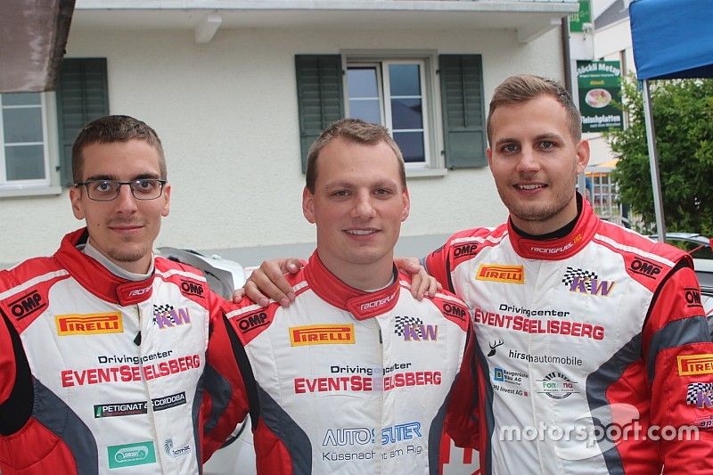 Benjamin Devaud, Rolf Reding, Lukas Eugster, Swiss Race Academy, Podium