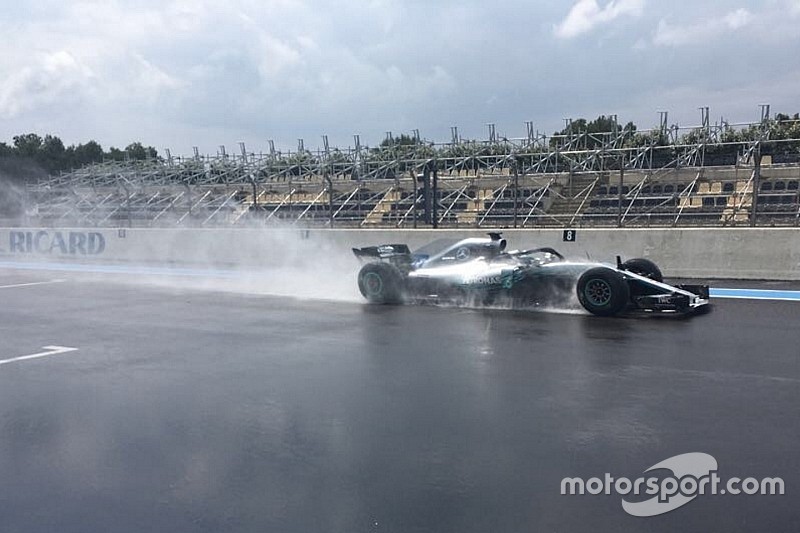 Test Pirelli: Bottas promuove le rain per il 2019 al Paul Ricard