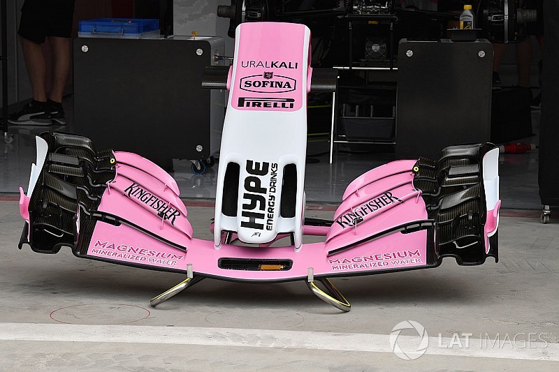 フォースインディア、新フロントウイングをバーレーンに投入