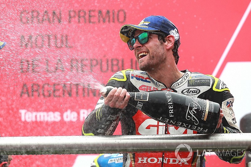 Crutchlow persembahkan kemenangan ke-750 untuk Honda