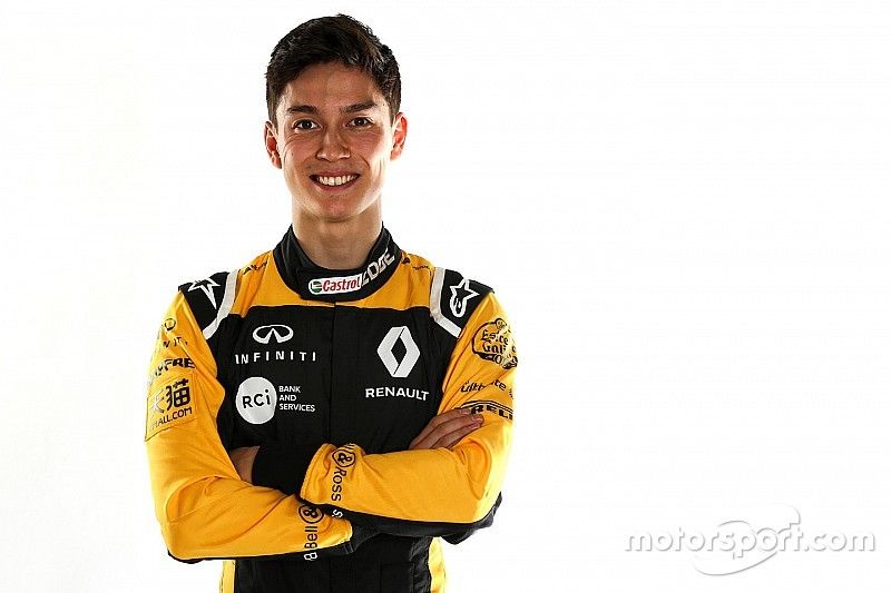 Jack Aitken, pilote de réserve Renault Sport F1 Team