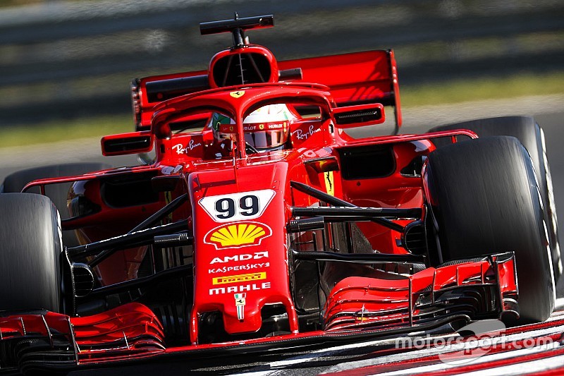 F1-Test Budapest: Giovinazzi unterbietet Vettels Rundenrekord