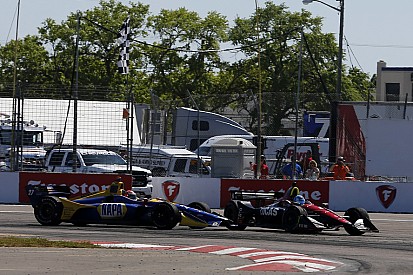 Video: Who was to blame in Wickens v Rossi IndyCar clash?