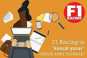 F1 Racing Eylül Sayısı konuk yazar konusu belirlendi!