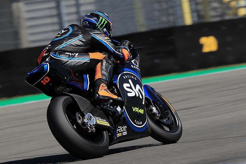 Moto2 Duitsland: Marini snel in training vol crashes, Bendsneyder P19