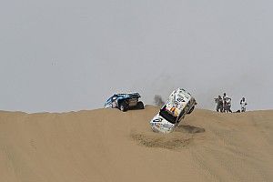 Vídeo: el espectacular vuelco de Cristina Gutiérrez en el arranque del Dakar
