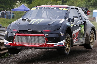 Lydden WRX: Solberg leads Day 1 as Loeb hits trouble