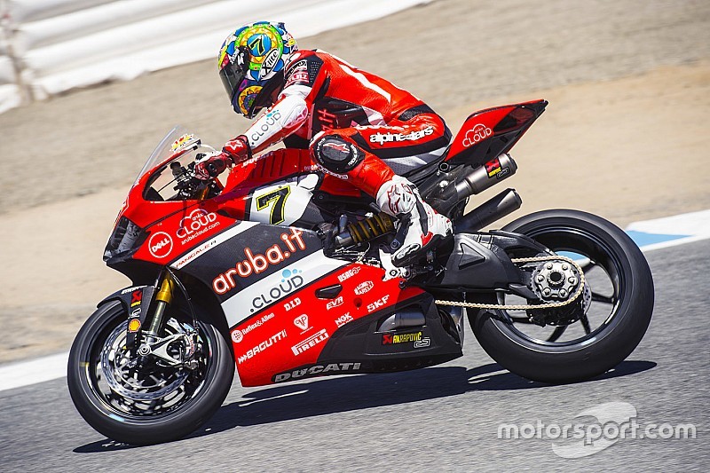 Chaz Davies on top at Laguna Seca after Friday’s sessions, Davide Giugliano is sixth