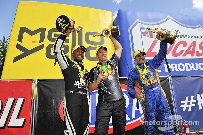 Antron Brown, Ron Capps, Greg Anderson