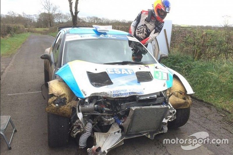 Ecco come è ridotta la Citroën DS3 R5 di Consani