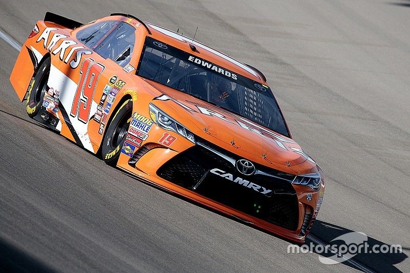 Edwards tops Saturday morning practice in backup car