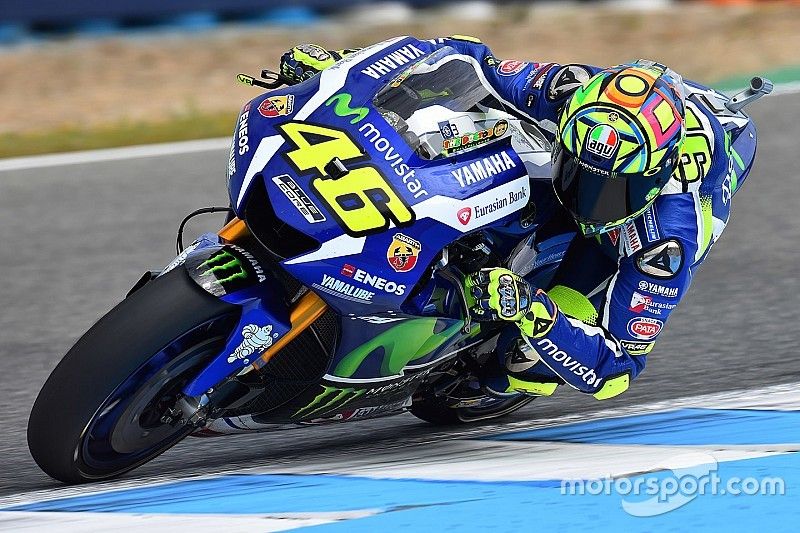 Jerez MotoGP: Rossi denies Marquez by 0.046s in third practice