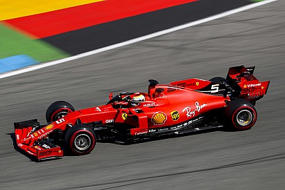 Almanya GP 1. antrenman: Vettel lider, Ferrari 1-2