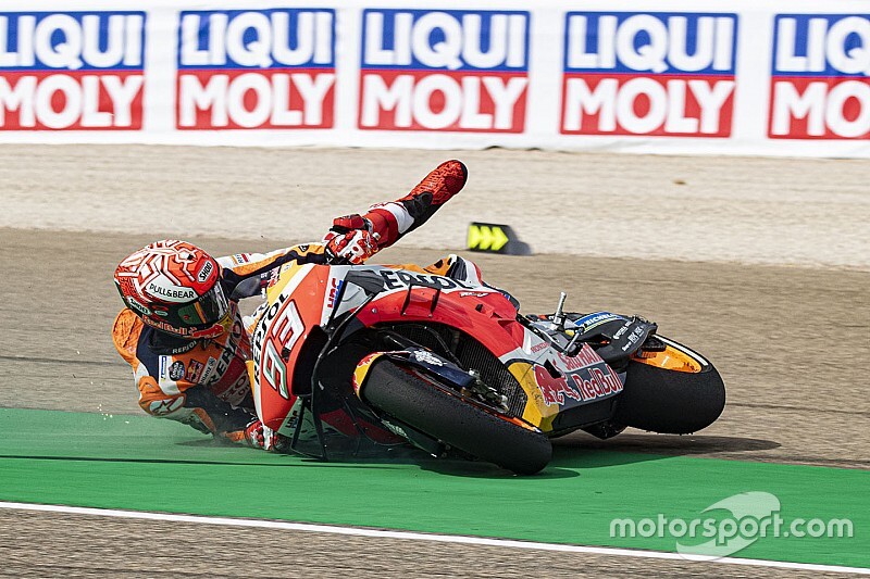 Márquez: En Austin también parecía el jueves que ganaba y me caí