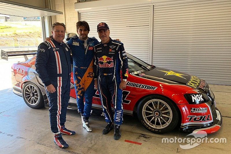 Sainz duo test Bathurst-winning Supercars Holden