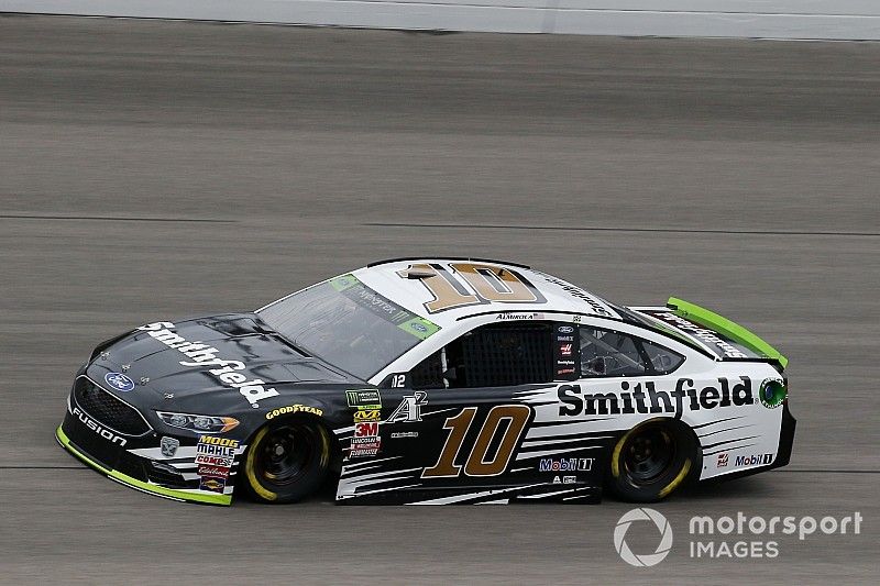 Aric Almirola fastest in Saturday's first Cup practice at Kansas