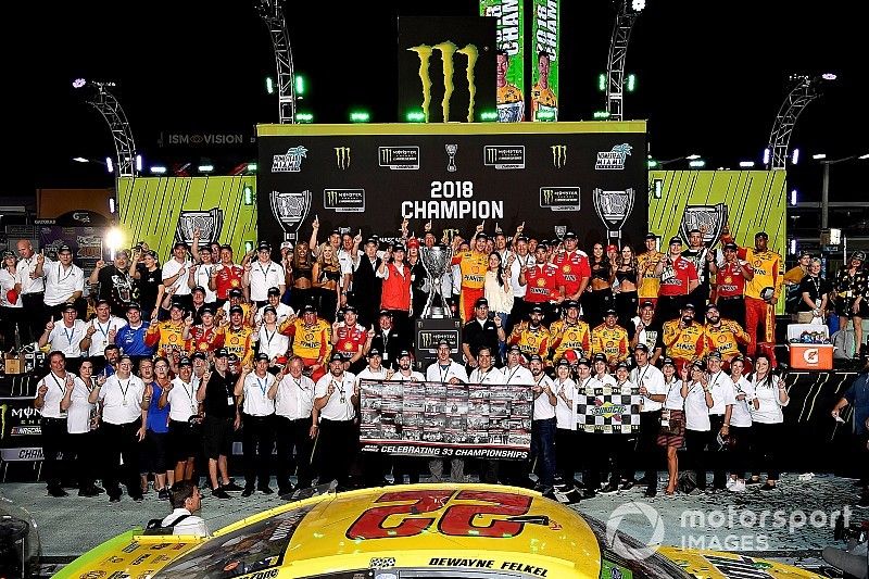 Eye in the Sky: TJ Majors celebrates first NASCAR Cup title