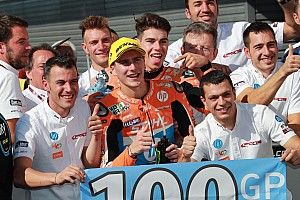 Baldassarri: "Festeggiare i 100 GP con lo champagne è veramente bellissimo"