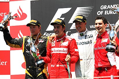 Alonso nagy győzelmét és Schumacher utolsó dobogóját ismétli a Forma-1