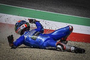 Rins brands recent MotoGP crashes “not normal”