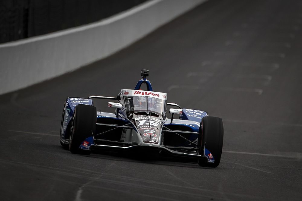 Rahal przed deszczem