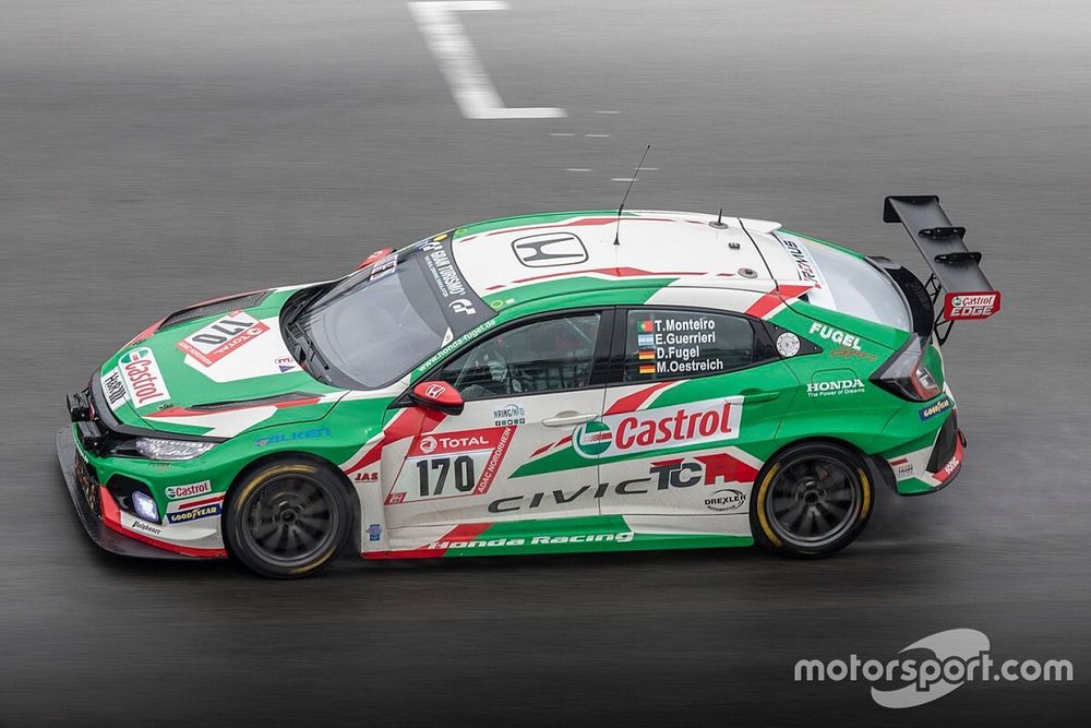 #170 Team Castrol Honda Racing Fugel Sport, Honda Civic Type R TCR: Dominik Fugel, Tiago Monteiro, Markus Oestreich, Esteban Guerrieri 