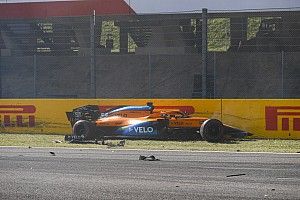 Sainz se libró de un accidente "aterrador", celebra McLaren