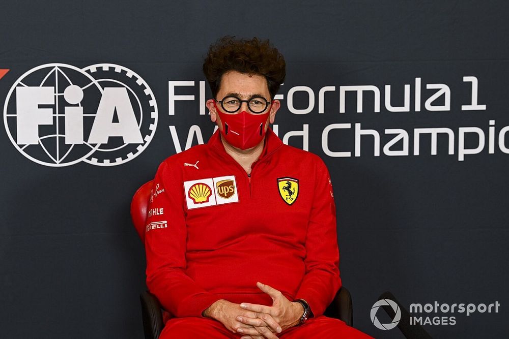 Mattia Binotto, Team Principal Ferrari in conferenza stampa