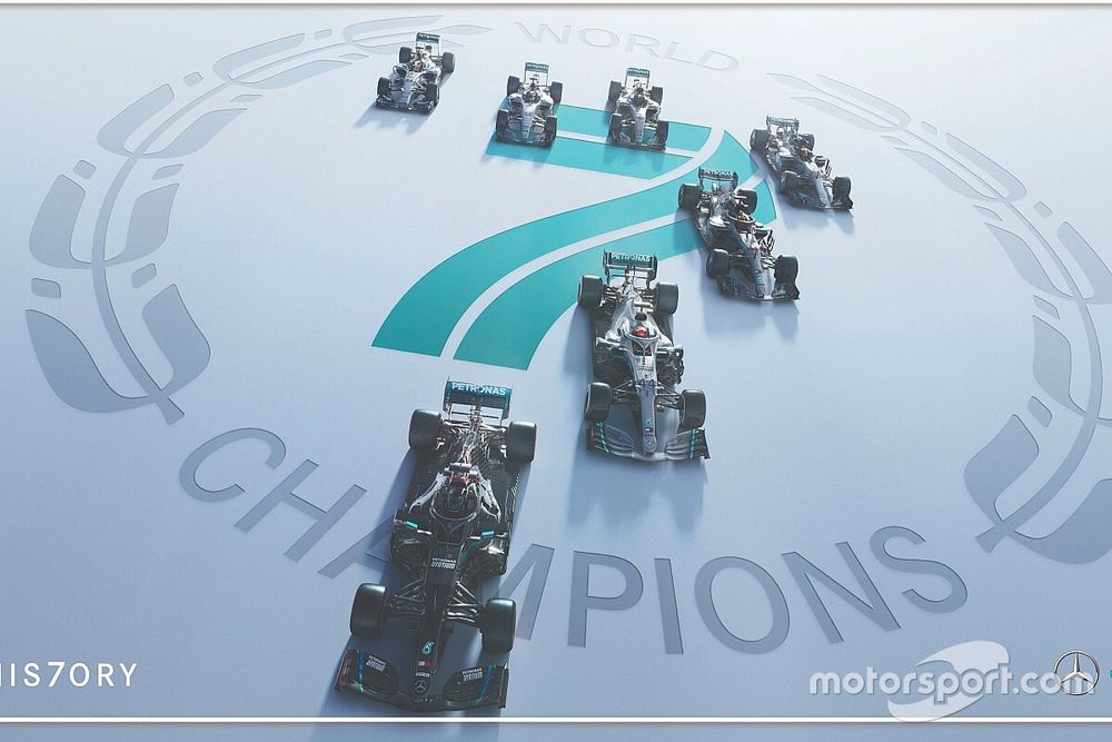 Mercedes AMG Petronas F1 takımı, art arda 7. şampiyonlukla rekor kırdı!