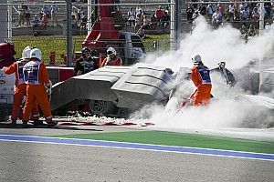 Les Tecpro salués par les pilotes F1 après l'impressionnant crash en F2