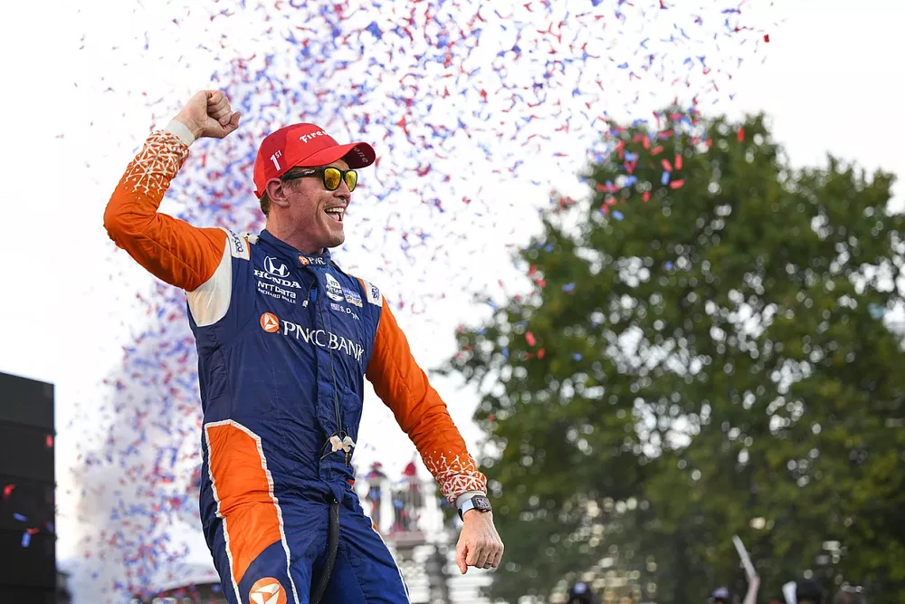 Scott Dixon, Chip Ganassi Racing Honda, winner