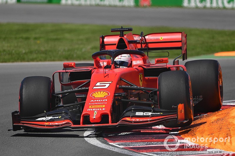 Ferrari ook bovenaan in derde training Canada, Verstappen op P5