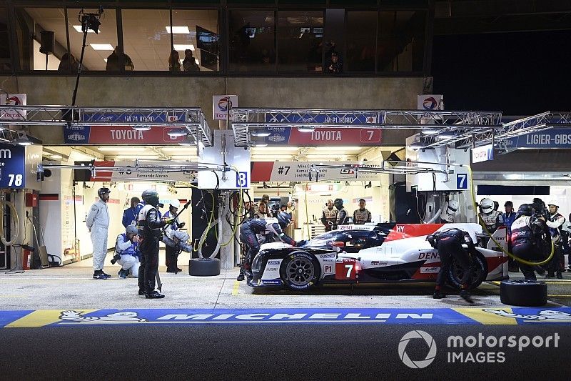 #7 Toyota Gazoo Racing Toyota TS050: Mike Conway, Kamui Kobayashi, Jose Maria Lopez