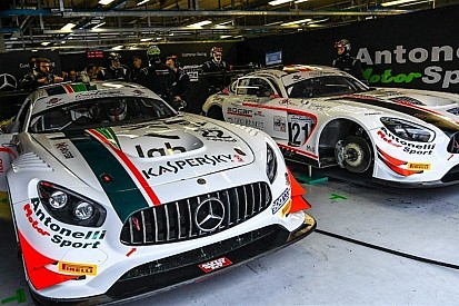 Agostini e Rovera assieme in una Mercedes AMG GT3 di Antonelli a Vallelunga