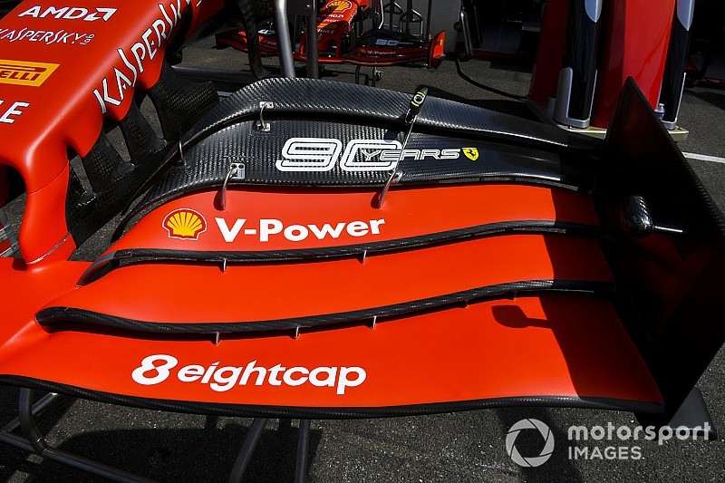 【ギャラリー】フェラーリがフランスGPに持ち込んだ新型フロントウイング