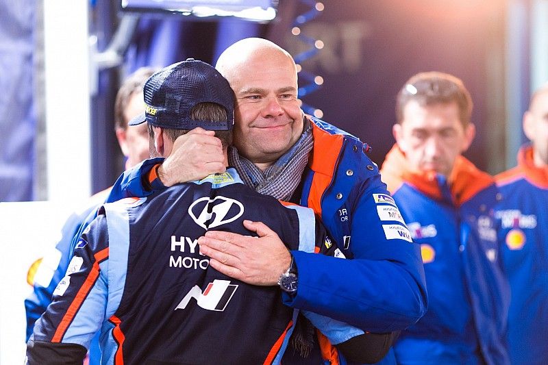 Andrea Adamo, Team principal Hyundai Motorsport with Sébastien Loeb, Hyundai Motorsport