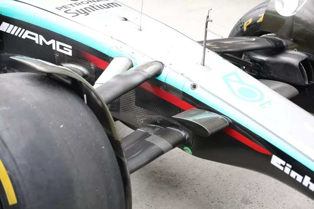 Mercedes W15 detail