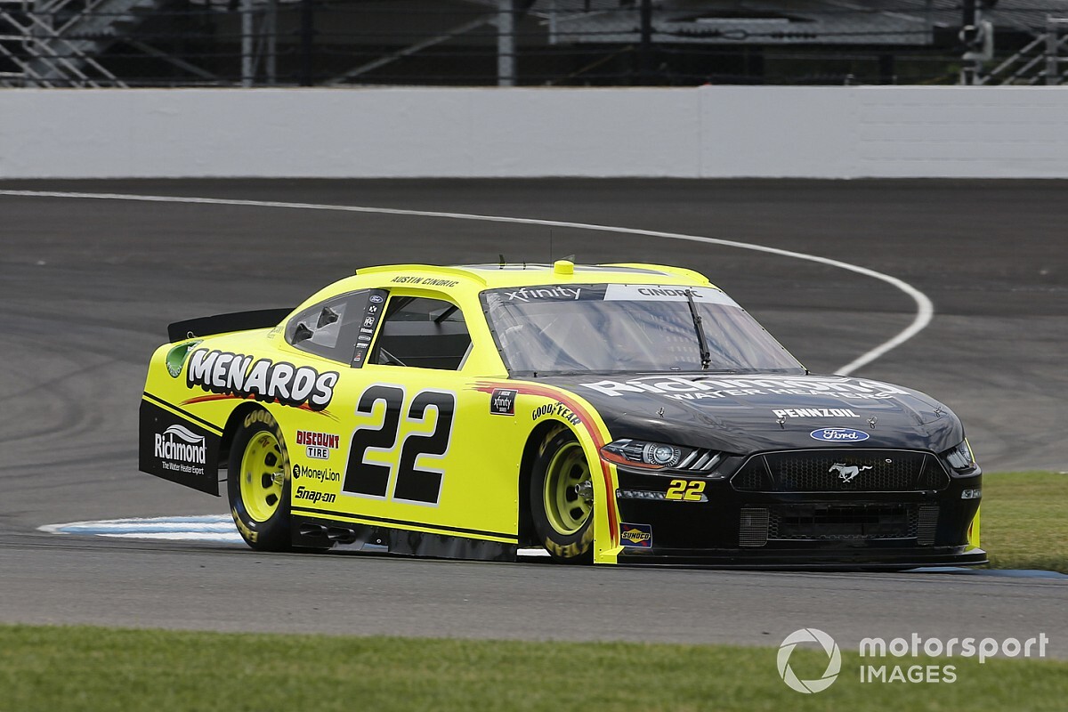 Cindric tops Allmendinger in final Xfinity practice at IMS