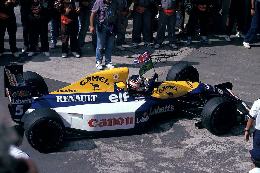 Williams FW14B マンセル仕様　走行後イメージ ウイリアムズF1代表、“鬼才”手掛けたマンセルのFW14Bドライブで