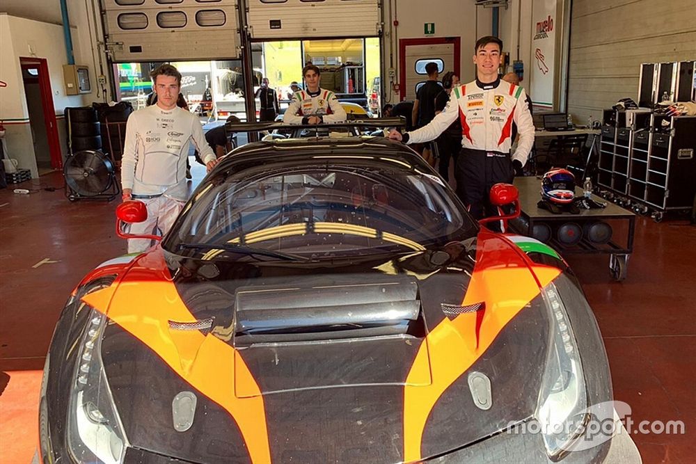 Mattia Michelotto, Sean Hudspeth, Matteo Greco, EasyRace, Ferrari 488 GT3