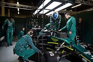 Video: O'Sullivan completes AMABA F1 prize test with Aston Martin